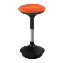 Pomarańczowe krzesło do jadalni Unique Meble Stołek balansujący SITOOL 303
