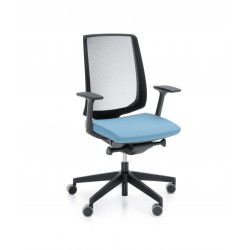 Pomarańczowe krzesło biurowe PROFIM Krzesło obrotowe LightUp 250SFL
