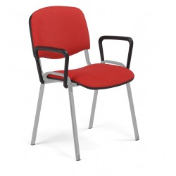 Krzesło do poczekalni ISO LUX ARM ALU