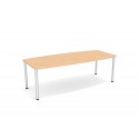 WUTEH stół konferencyjny SK-47, stelaż Polo (220x100 cm)