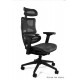Krzesło biurowe ERGOTECH  czarny