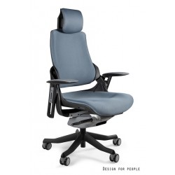 Brązowy fotel Unique Meble Krzesło biurowe WAU TKANINA
