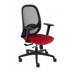 Czerwone krzesło biurowe Grospol krzesło Biurowe NODI BS 
