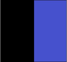 Czarny, niebieskie dodatki